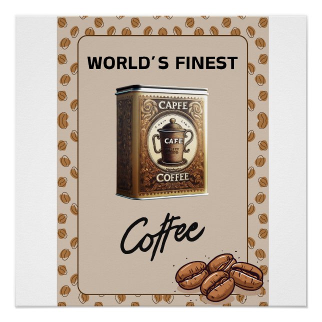 Poster Le meilleur du monde du café Capfe (Devant)