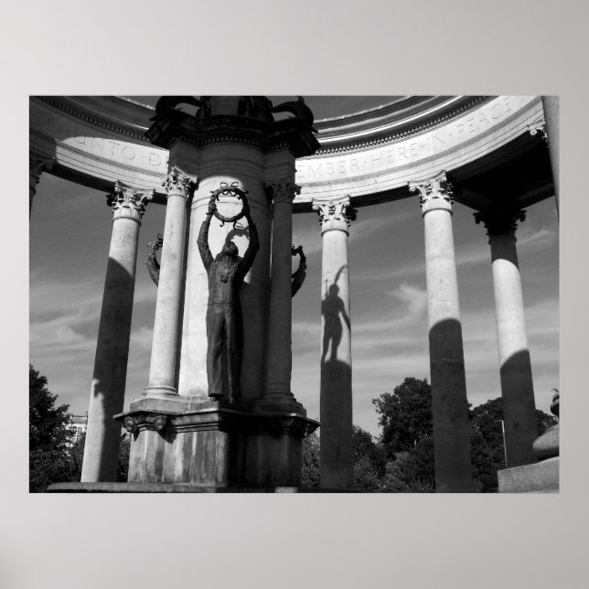 Poster Le Mémorial de Guerre National Gallois. (Devant)