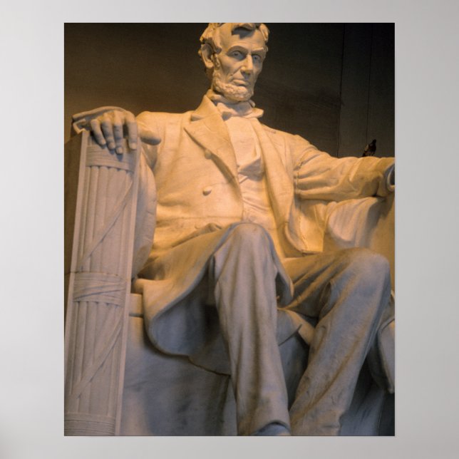 Poster Le mémorial Lincoln à Washington DC. (Devant)