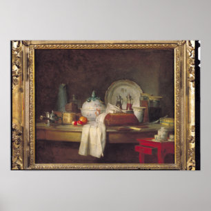 Poster Le mess des officiers ou les restes d'un déjeuner