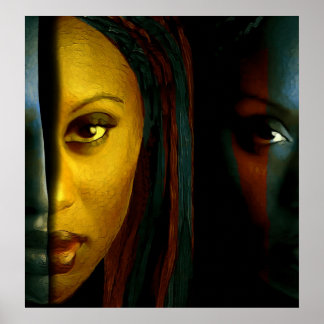 Poster Le miroir a deux visages