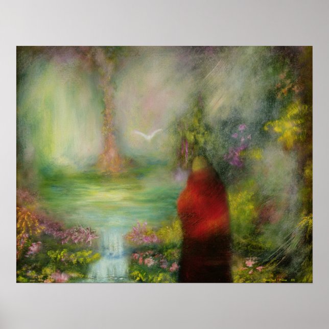 Poster Le moine tibétain 1989 (Devant)