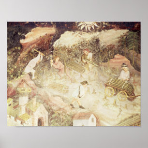 Poster Le mois de décembre