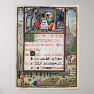 Poster Le mois de janvier