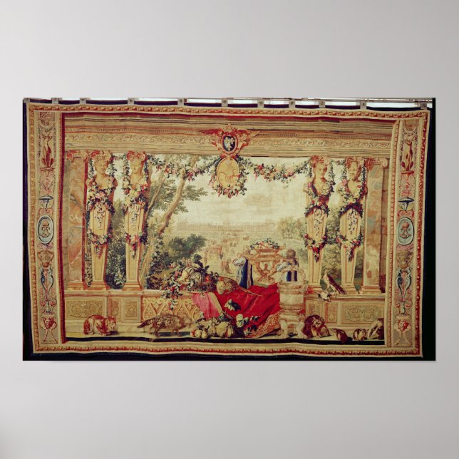 Poster Le mois d'octobre/ Château des Tuileries (Devant)