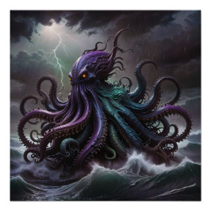 Poster Le Monstre Kraken