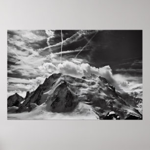 Poster Le Mont Blanc du Tacul vu de l'Aiguille du Tacul