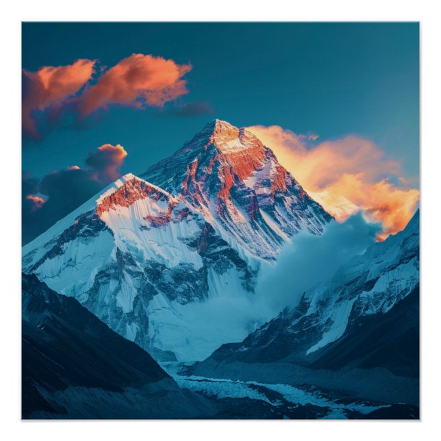 Poster Le mont Everest (Devant)