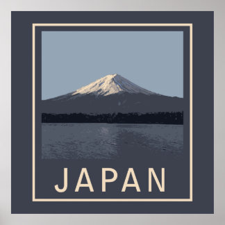 Poster Le Mont Fuji