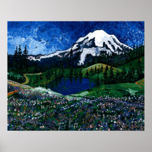 Poster Le mont Rainier