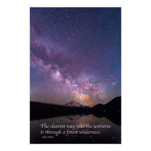 Poster 'Le moyen le plus clair d'accéder à l'univers' cit