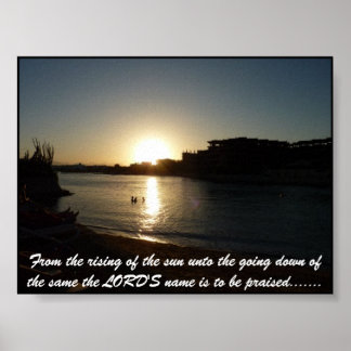 Poster Le nom de l'Éternel doit être loué....