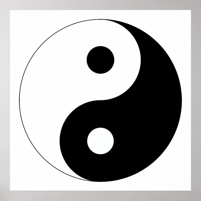 Poster Le paisible Yin Yang (Devant)