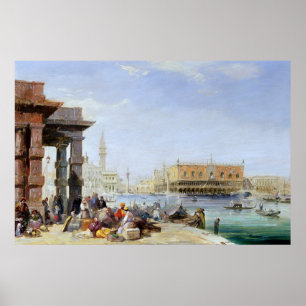 Poster Le Palais des Doges du della Santa Maria