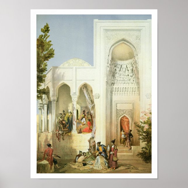 Poster Le Palais du Khan de Bakou, péninsule d'Apsheron (Devant)