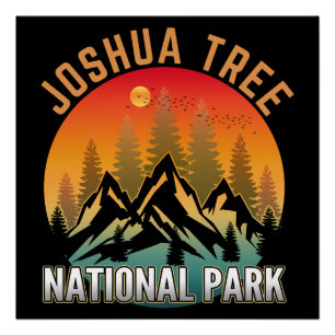 Poster Le Parc national de Joshua Tree