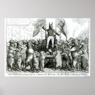 Poster Le Parlement de Smithfield : Suffrage universel