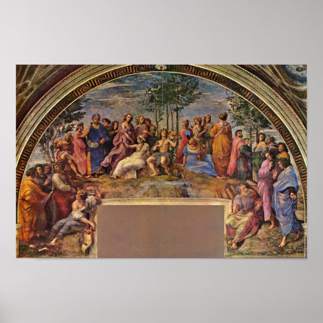 Poster Le Parnassus De Raffael (Qualité Supérieure) (Devant)