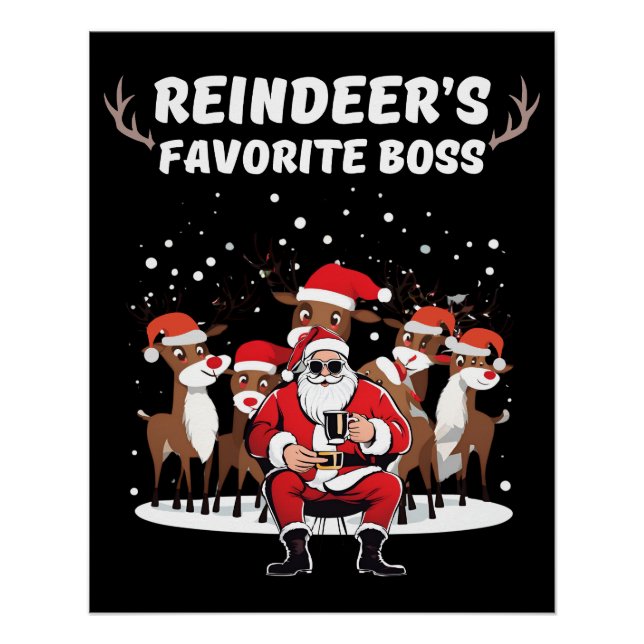 Poster Le patron favori de Reindeer (Devant)