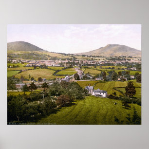 Poster Le Pays de Galles vintage, montagne sainte