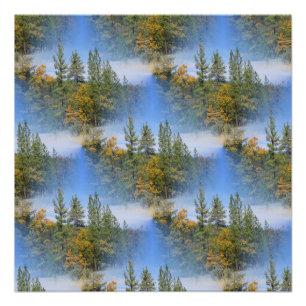 Poster Le pays en automne...