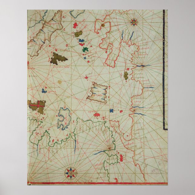 Poster Le Péloponnèse, l'île de Limnos, (Devant)