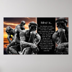 Poster Le Penseur - Le penseur