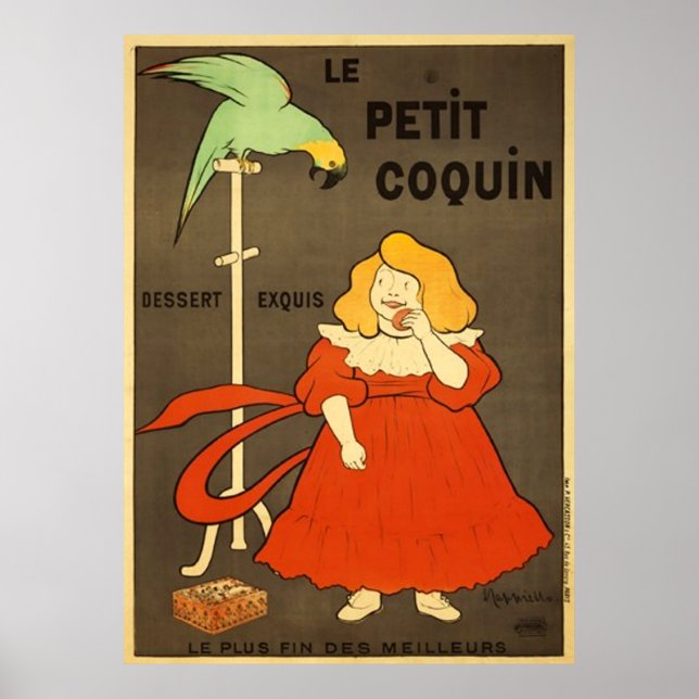 Poster Le Petit Coquin par Cappiello Publicité Vintage (Devant)