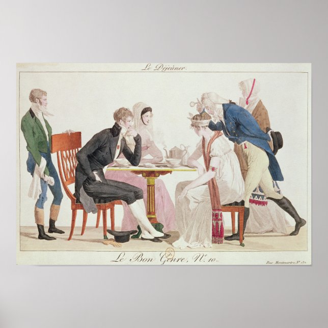 Poster Le petit déjeuner, de 'Bon Genre' (Devant)