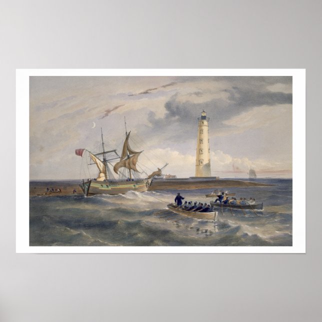 Poster Le phare de Cape Chersonese, assiette de (Devant)