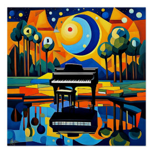 Poster Le piano attend