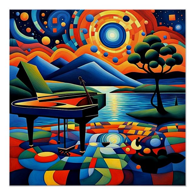 Poster Le Piano attend 2 (Devant)