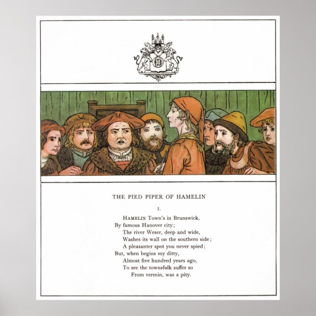 Poster Le Piper Pied (Devant)