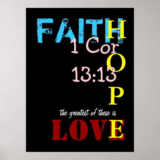 Poster Le plus grand de ces (Devant)