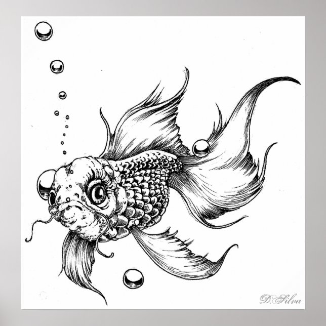 Poster Le poisson combattant (Devant)