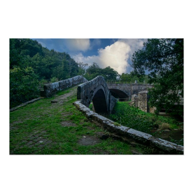 Poster Le pont de Beggar, Glaisdale (Devant)