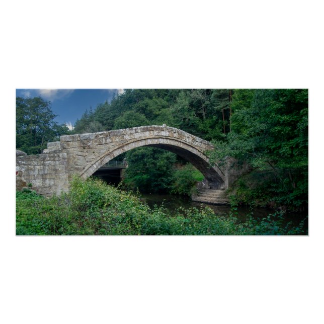 Poster Le pont de Beggar, Glaisdale (Devant)