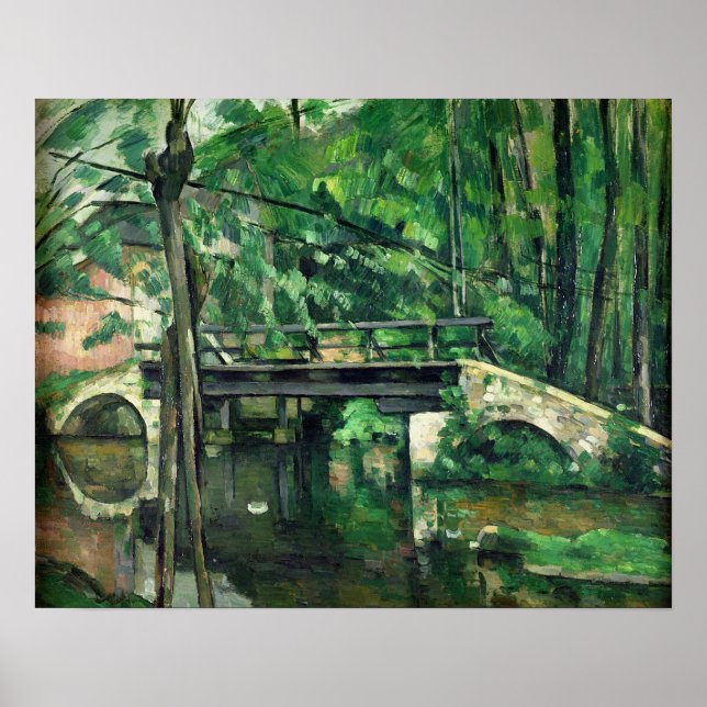 Poster Le pont de Maincy ou le pont de Mennecy (Devant)