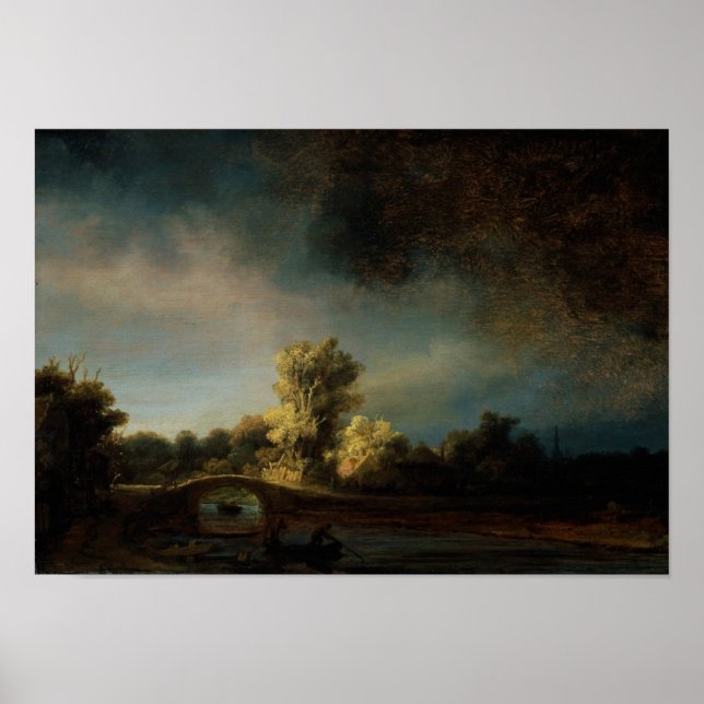 Poster Le pont de pierre (Devant)