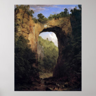 Poster Le pont naturel, Virginie par Frederick Church