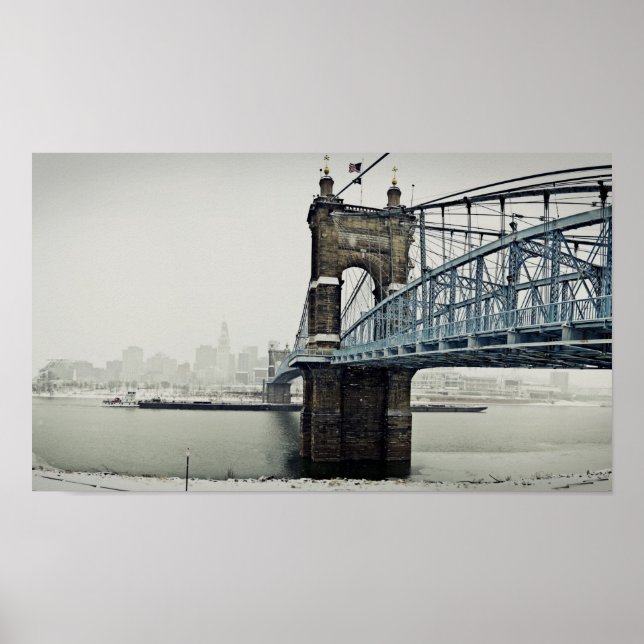 Poster Le pont Roebling (Devant)