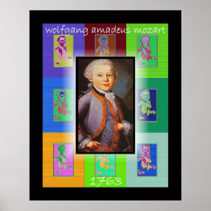 Poster Le Pop Art petit Mozart