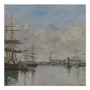 Poster Le port du Havre (vers 1885-1890)