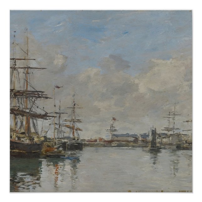 Poster Le port du Havre (vers 1885-1890) (Devant)