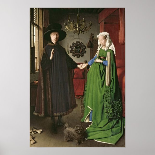 Poster Le portrait de Giovanni Arnolfini (Devant)