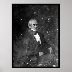 Poster Le président James Polk Daguerreotype 1849