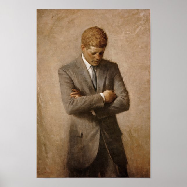Poster Le président John Kennedy - Portrait officiel (Devant)