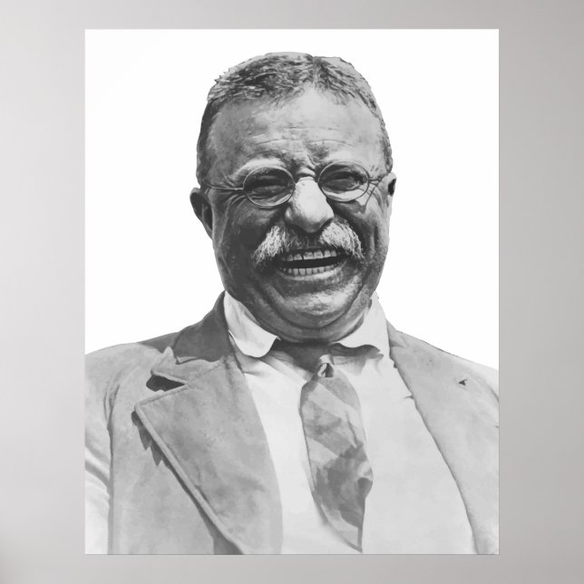 Poster Le président Teddy Roosevelt (Devant)