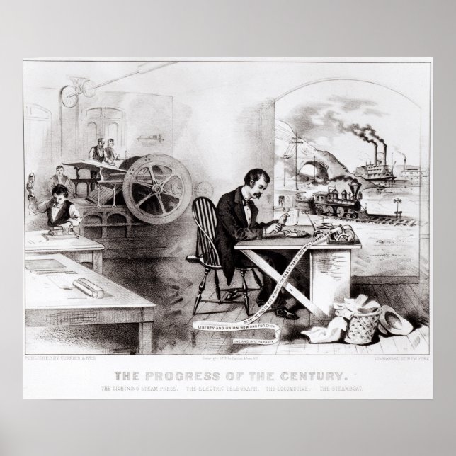 Poster Le progrès du siècle (Devant)