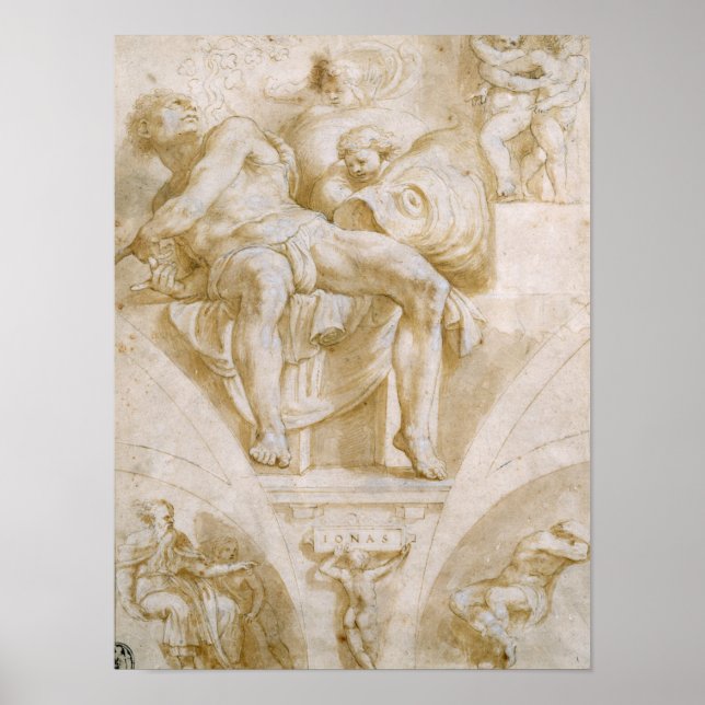 Poster Le prophète Jonah et deux Lunettes détruites (Devant)